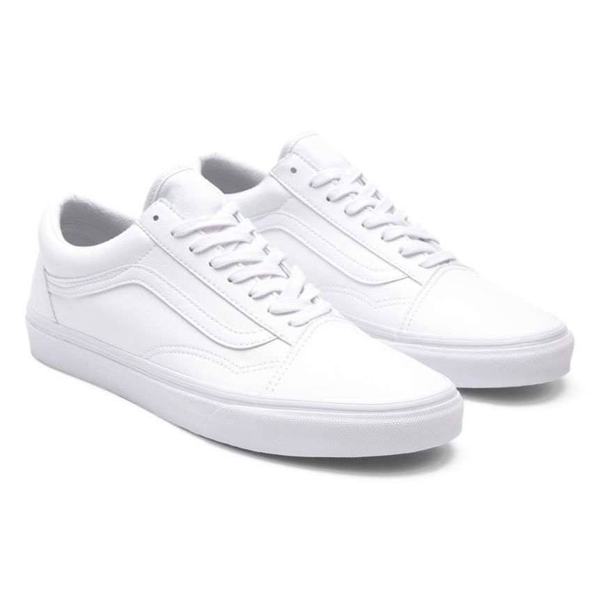 Vans Classic Tumble Old Skool Dam Vita - Vans Låga Skor Outlet (UTEGP9748)